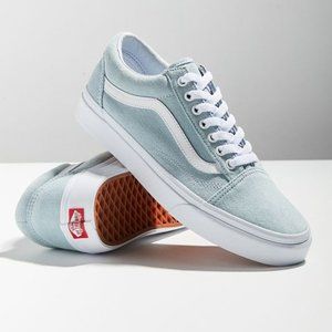 Vans Denim Old Skool Sneakers - Womens Size 8